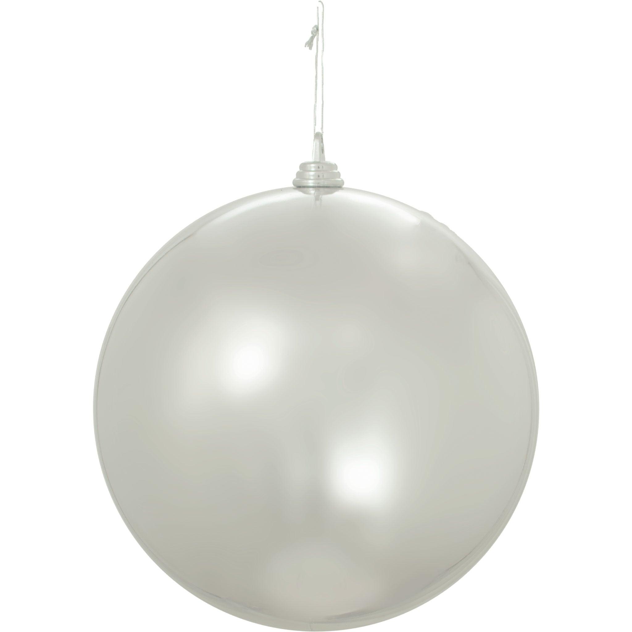 Lee Display - Wholesale Ornament Set - Shiny Silver Ball Ornaments7