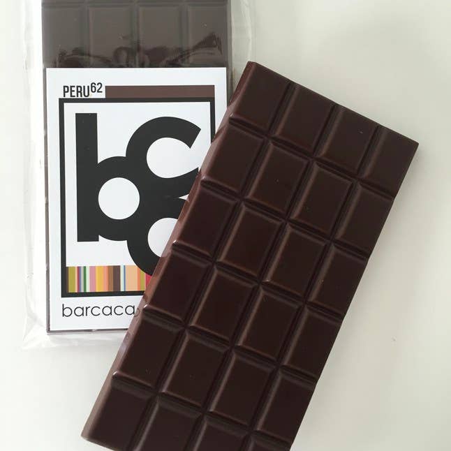 Barra de Chocolate Negro Criollo 62% Peru por atacado de barcacaochocolat