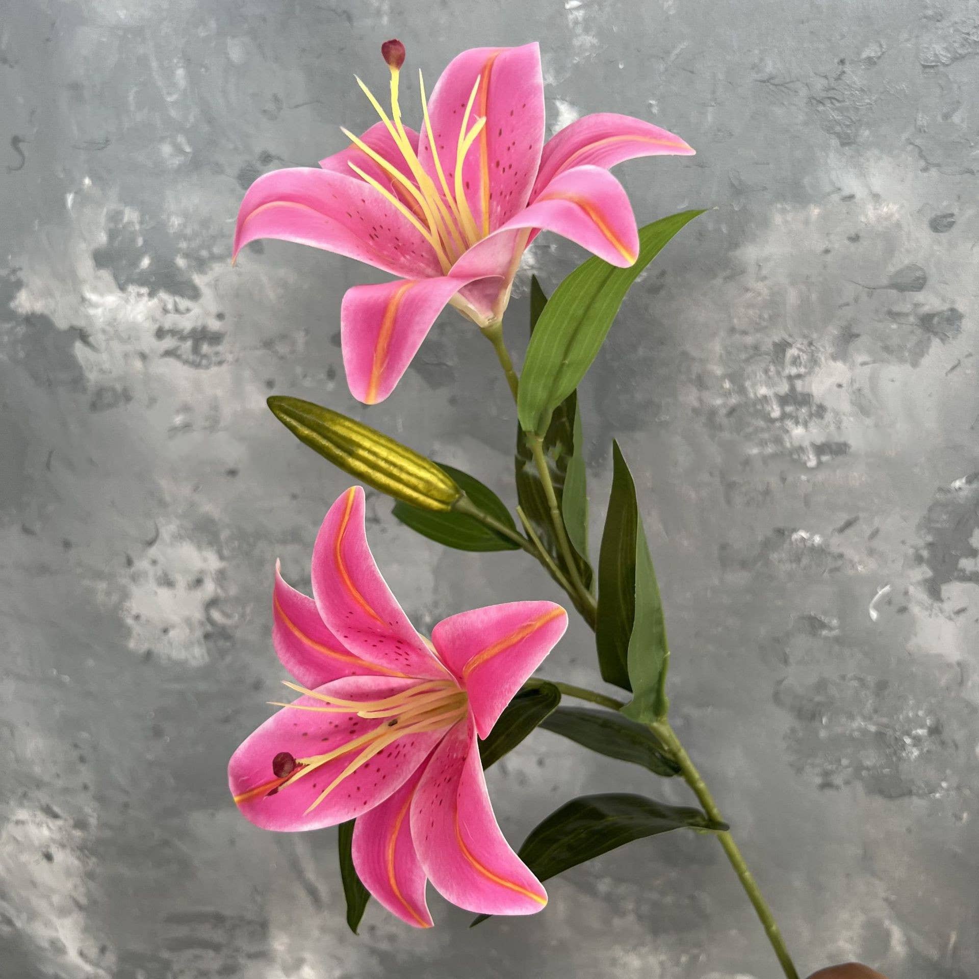 Sweet Home Deco – wholesale Konstgjorda blommor – 23'' (58,4 cm) konstgjord liljestjälk med höstliljor6