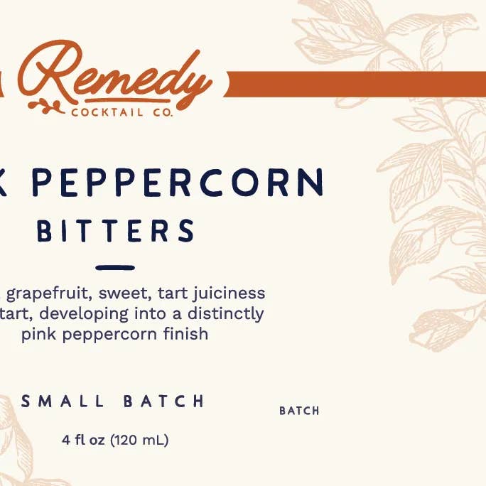 Remedy Cocktail Company – wholesale Bitters – Pink Peppercorn