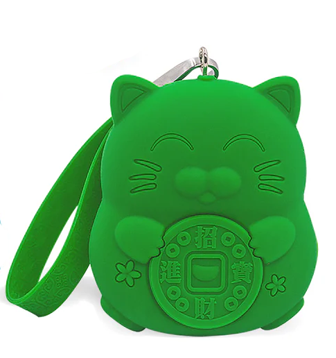Original Source - Wholesale Coin Purse - Women's - Silicon Lucky Cat Coin Purse Assorted1