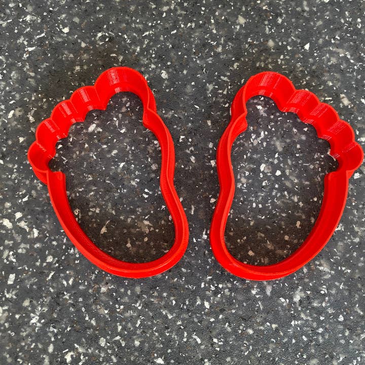 Baby Feet SET Cookie Cutter for wholesale by CookieCutterSupply