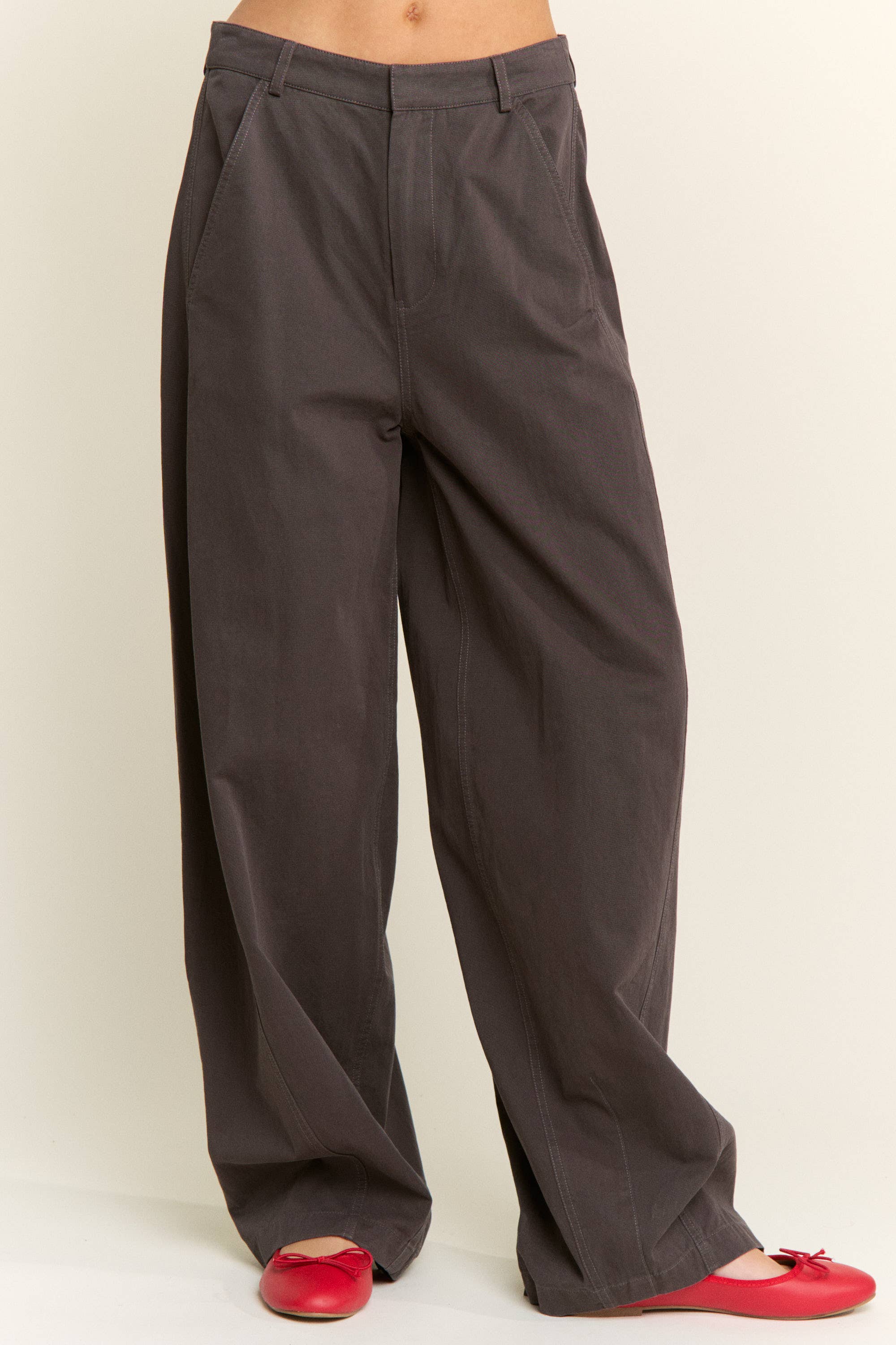 CANDESCENT - Wholesale Pants - Women's - High Rise Wide Leg Relaxed Pants7