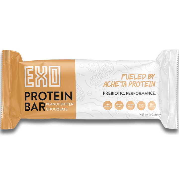 Hoppy Planet Foods, LLC - Venta al por mayor Barrita de aperitivo - Barra de proteína prebiótica de chocolate EXO PB