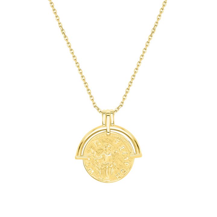 Rina Römische Münz-Halskette für den Großhandel von Isles of Ophir