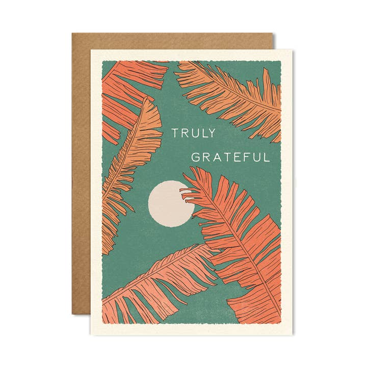 Truly Grateful Card for wholesale by cai & jo