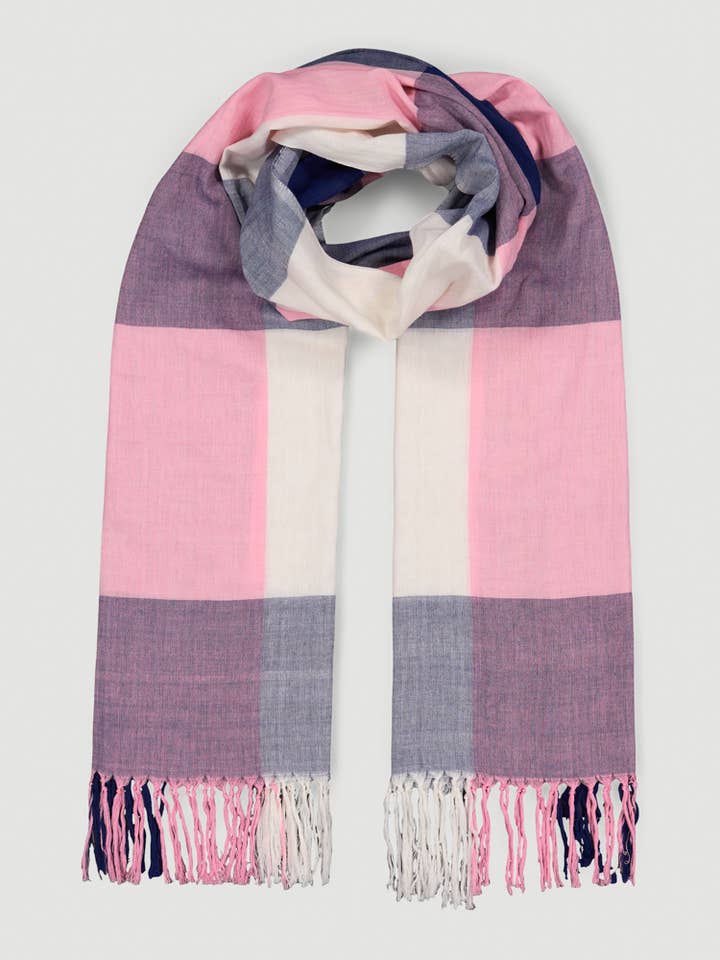 ORGANIC COTTON SCARF BUNGARO FLASH FAIR TRADE PRODUCT for wholesale by Veraluna Sustainable Clothing