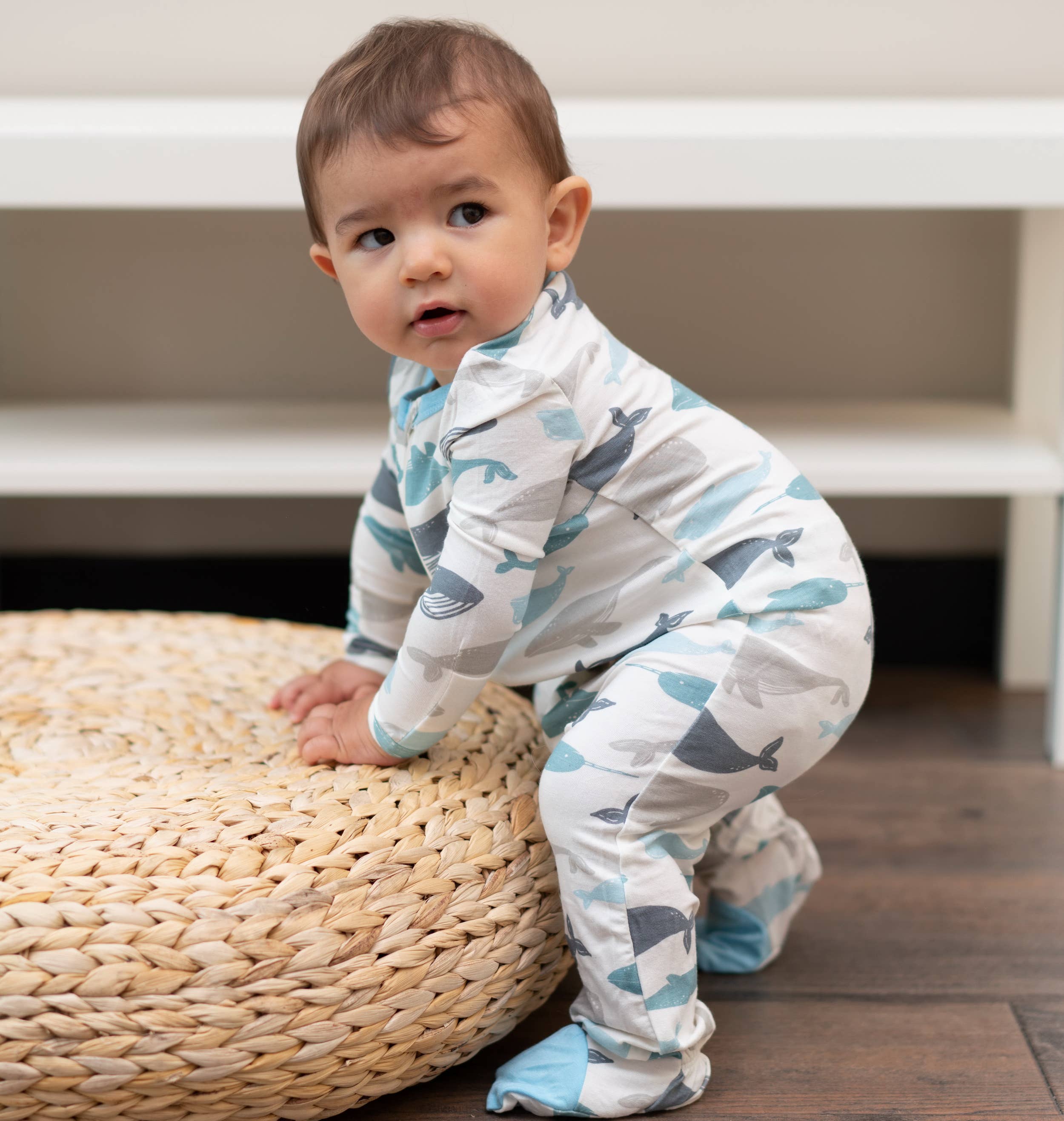 Silkberry Baby - Vente Grenouillère – bébé - Footies zip-up en bambou (imprimé)8