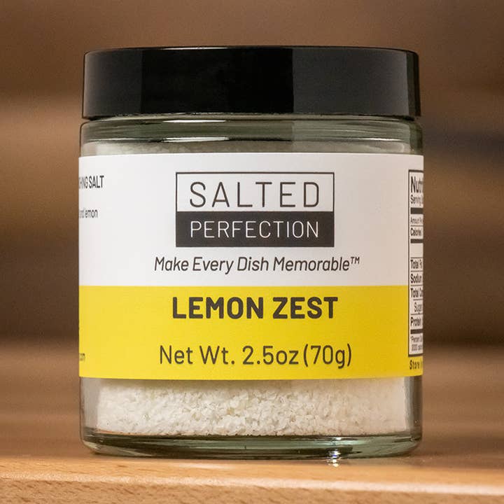 Afwerkingszout met citroenschil voor wholesale door Salted Perfection