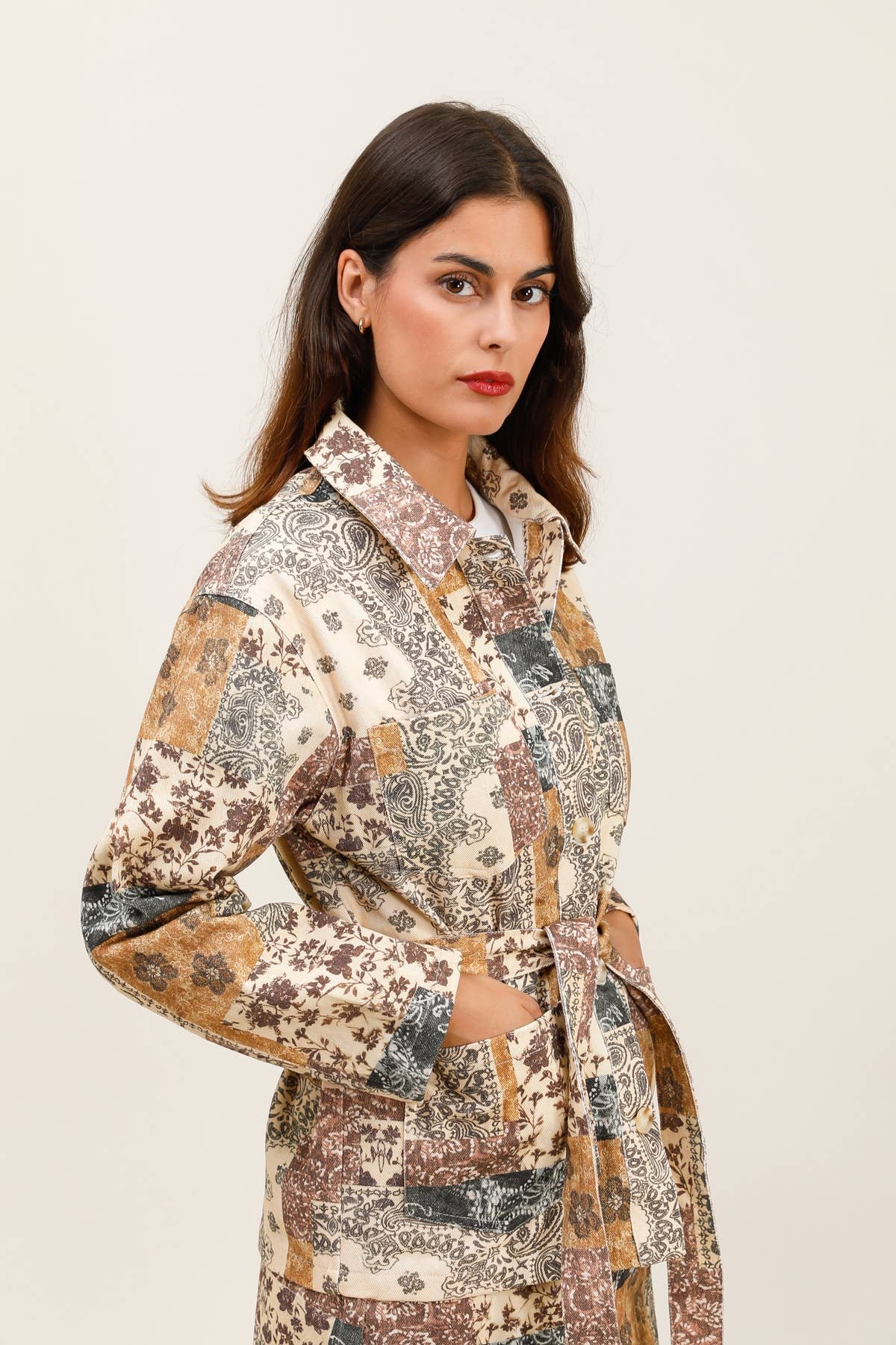 beige 5930 GIACCA SAHARIANA in vendita all'ingrosso su Faire2