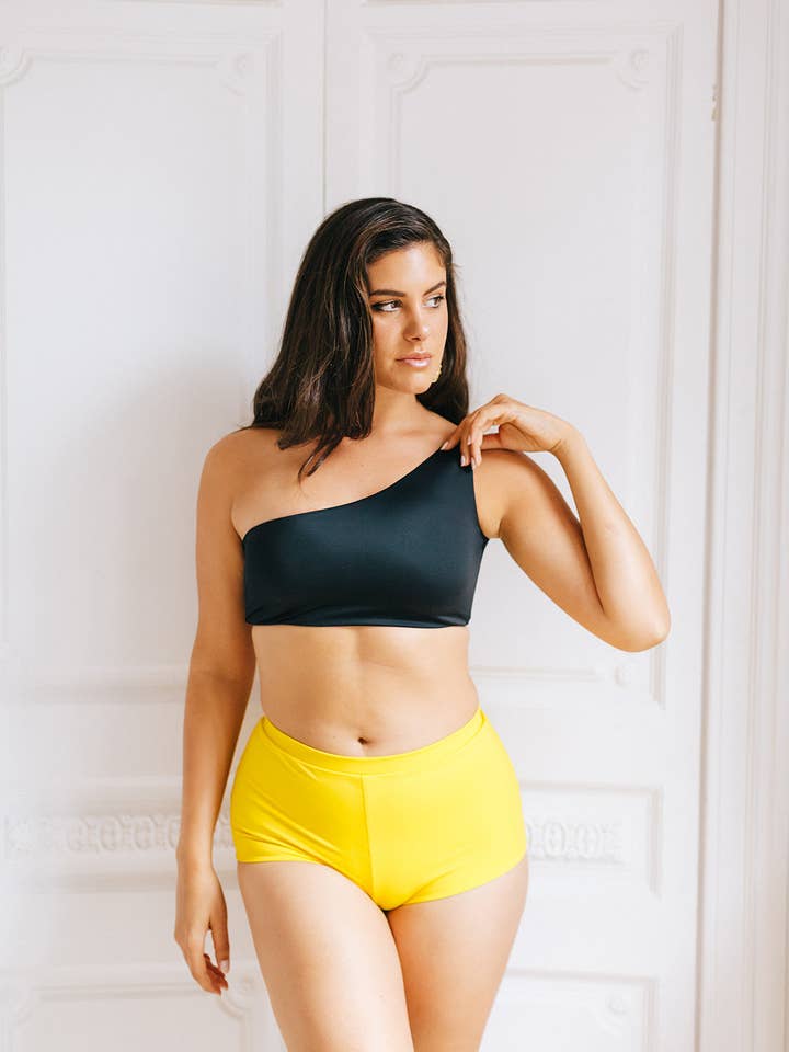 Top bikini cool - Nero per la vendita all'ingrosso da parte di PETITBAIN