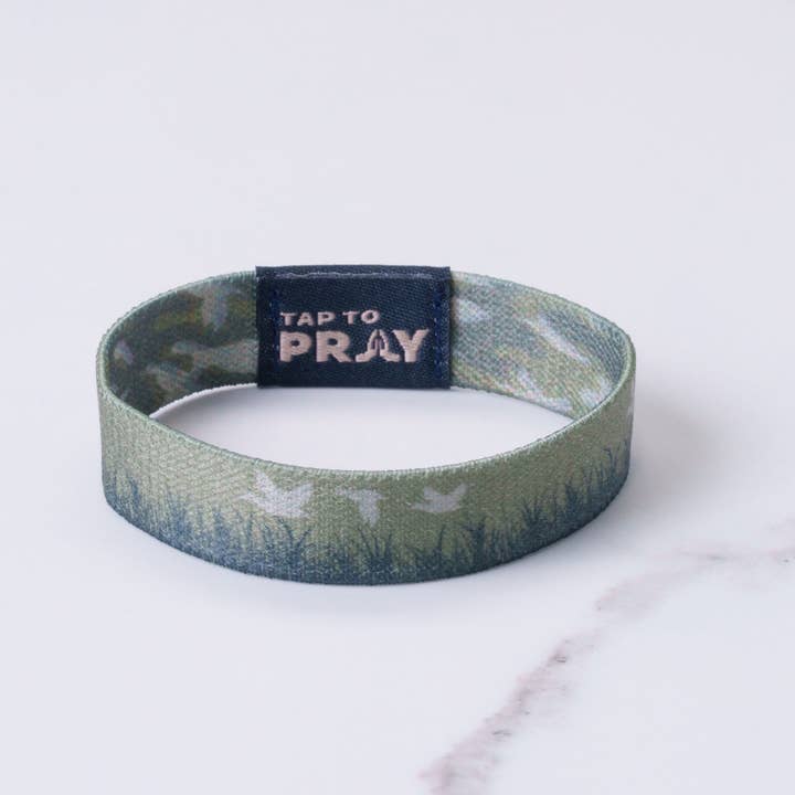 Versible - Wholesale Wristband - Tap To Pray™ Wristbands - Waterfowl Camo2