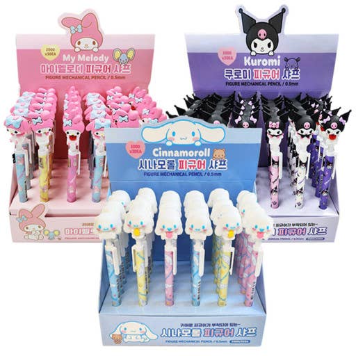 K-Wonderland – Großhandel Bleistift – Sanrio 3D-Figuren Kugelschreiber mit 0,5 mm Spitze5
