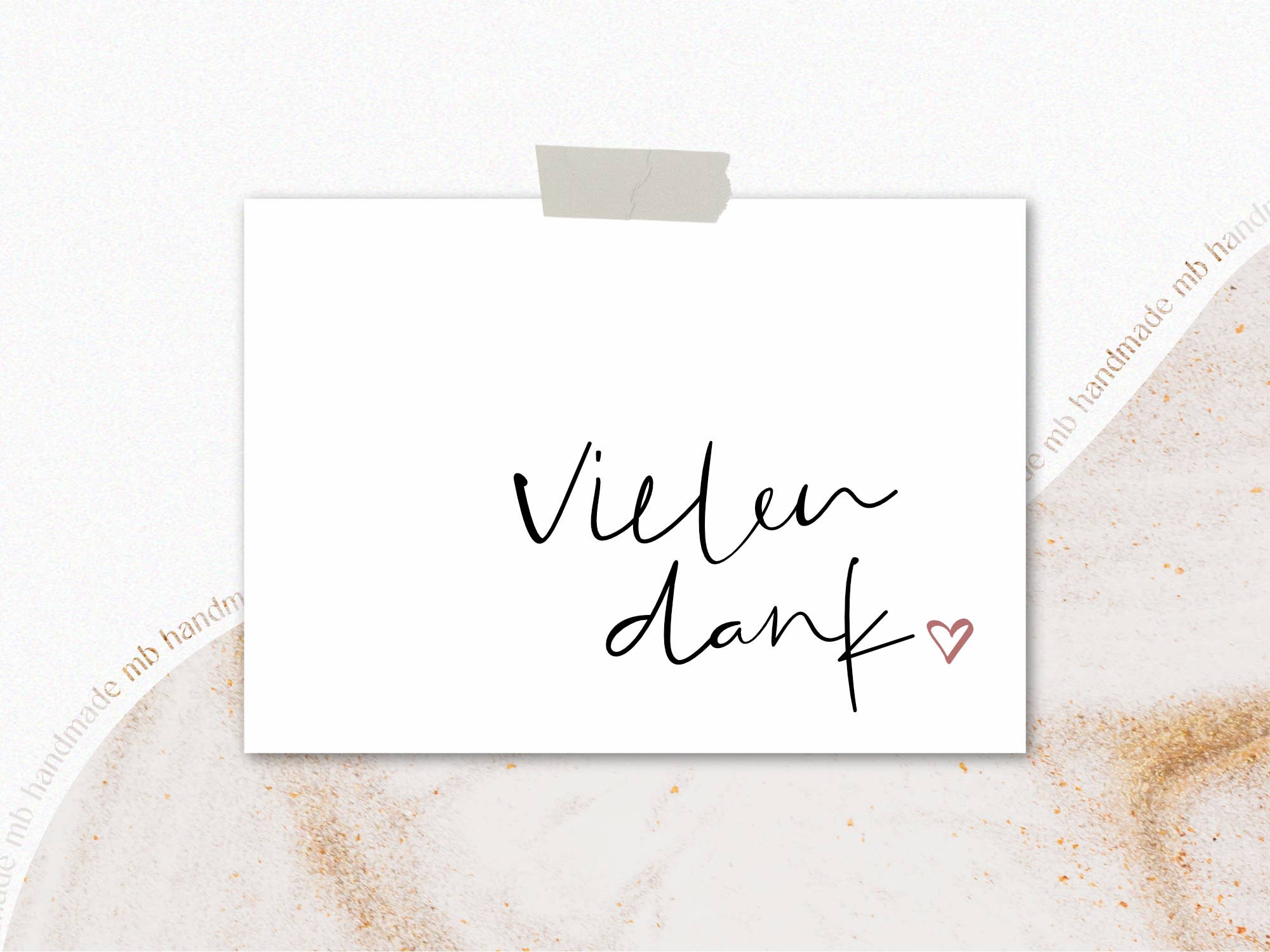 mb handmade - Wholesale Thank You Card - Thank you so much1