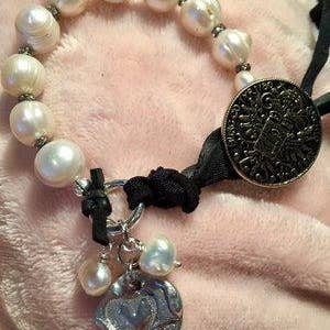 Boho Fresh Water Pearl Bracelet for wholesale by Catie Raymond Designs