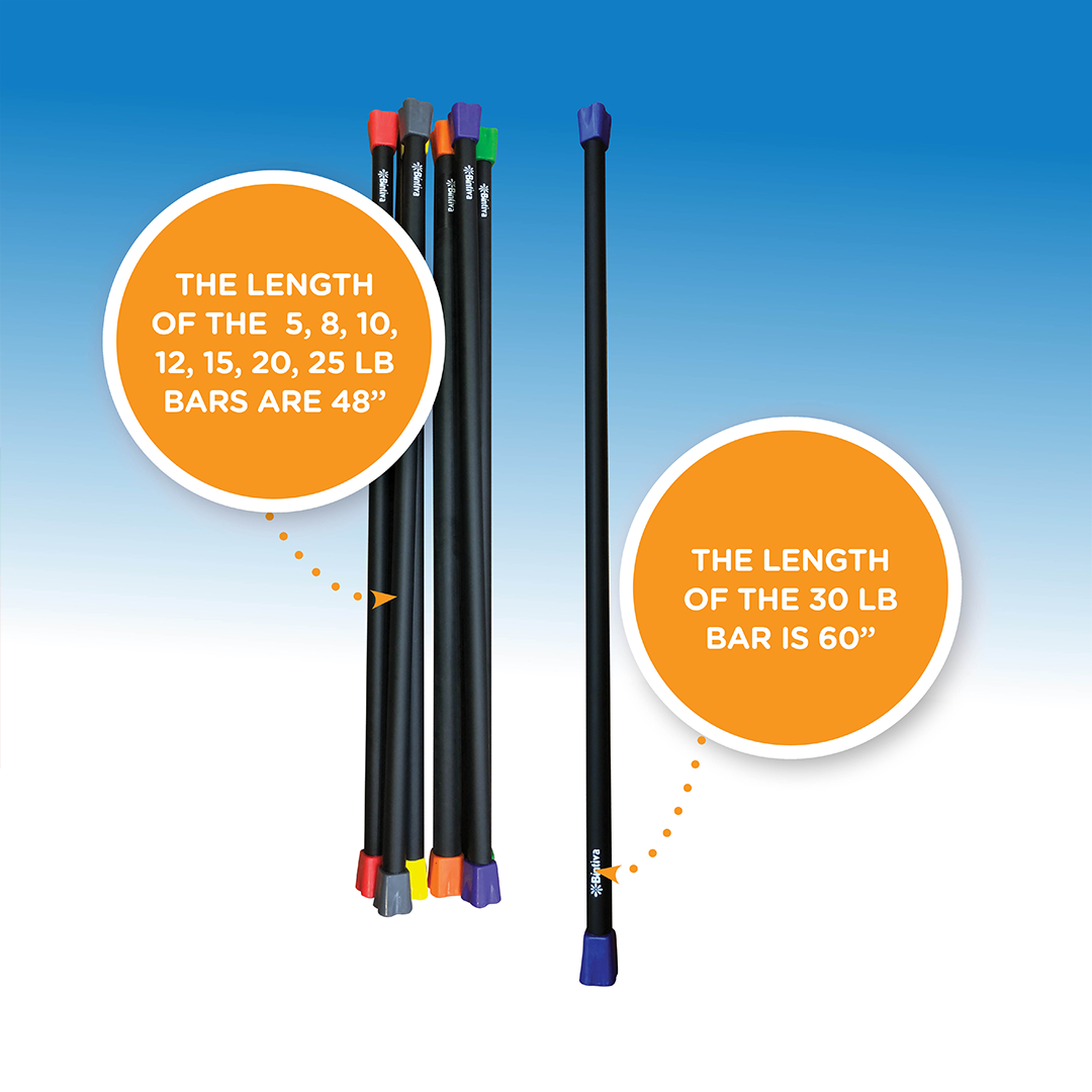 Bintiva – wholesale Fitness equipment – Bintiva Body Bar - Weighted Workout Bar16