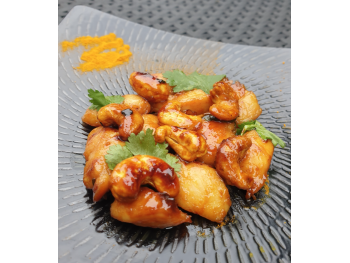 Saveurs Modernes - Wholesale Nuts - Cashew nuts Curry orange & pepper 90g0