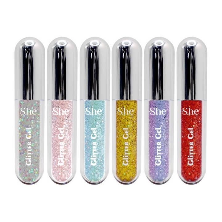 PINEAPPLE Beauty – wholesale Body glitter/shimmer – Makeup She GG1037 Glitter Gel Face & Body Party Glitter - 24