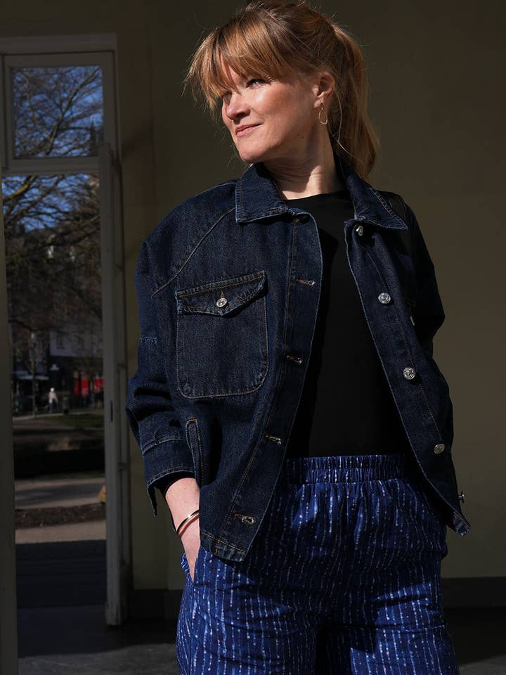 Idris Jacket - denim for wholesale by PREGO