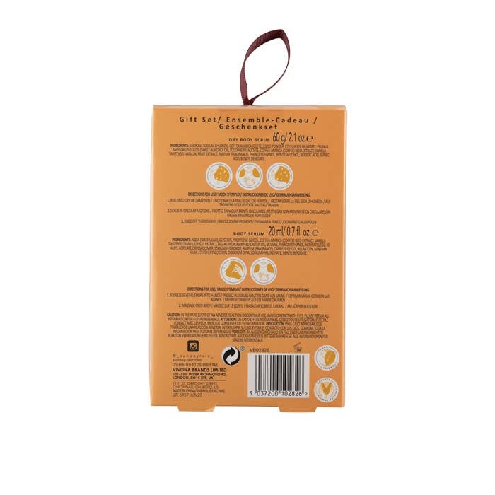 Beauty Goddess - Wholesale Bath & Body Set - Sunday Rain Coffee and Vanilla Body Duo Gift Set1