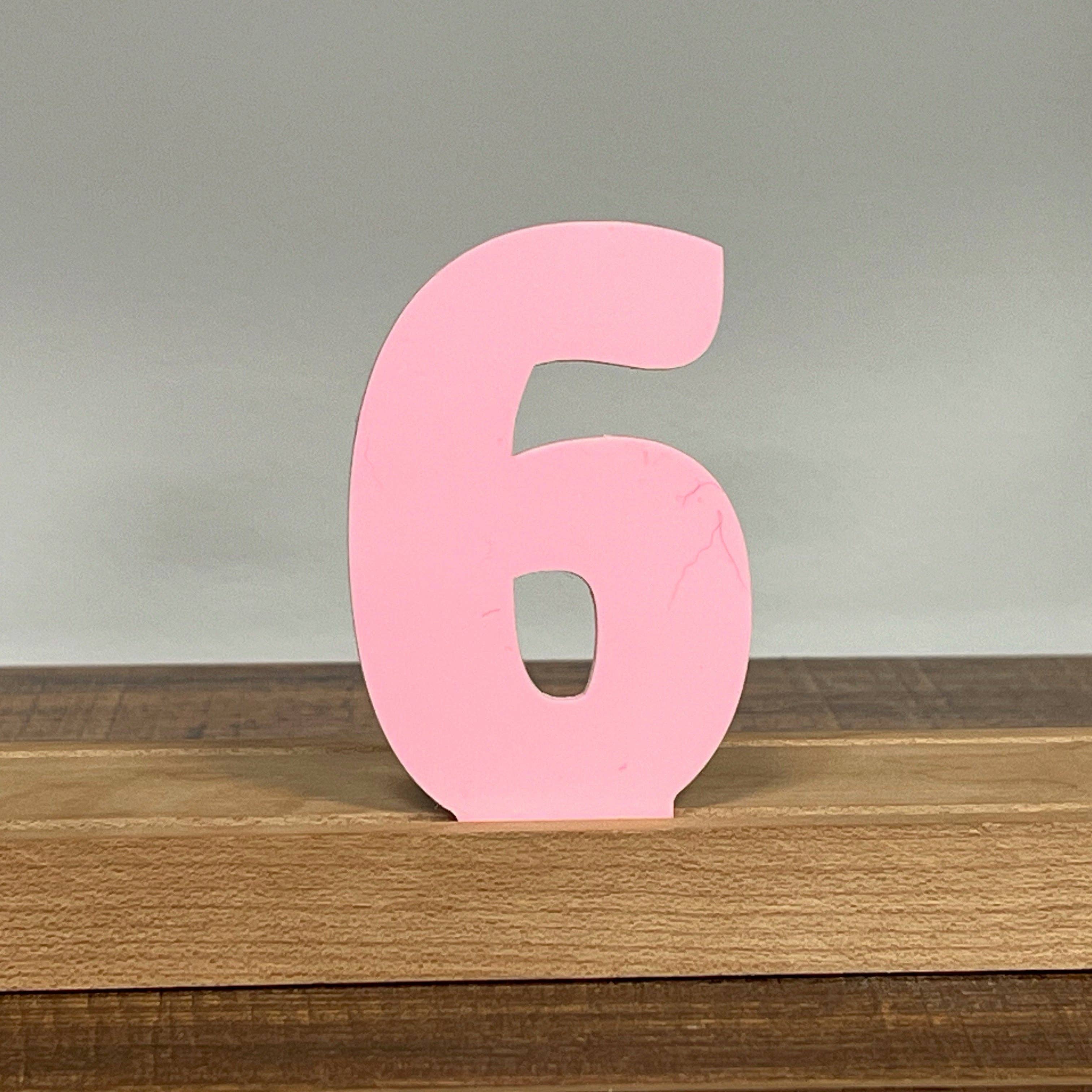 Artifacture - Wholesale Sign - Kryliq Individual Letters: 3" Craftsman Style- Matte Pastel Pink34