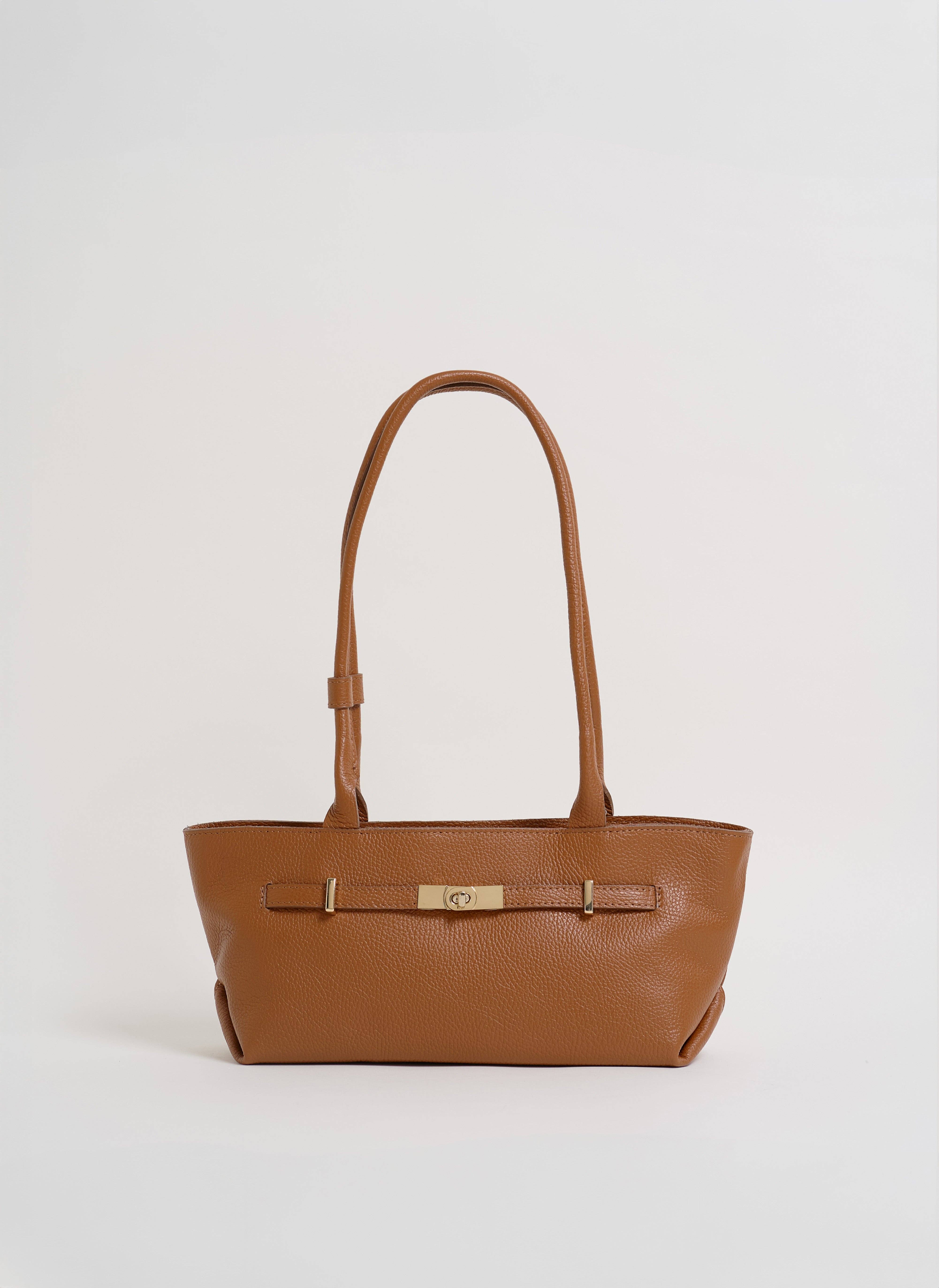 Voemièn - Wholesale Shoulder Bag - Women's - Lola Bag in Tan Togo Leather0