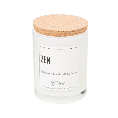 White SALE Zen Soy Candle for wholesale on Faire0
