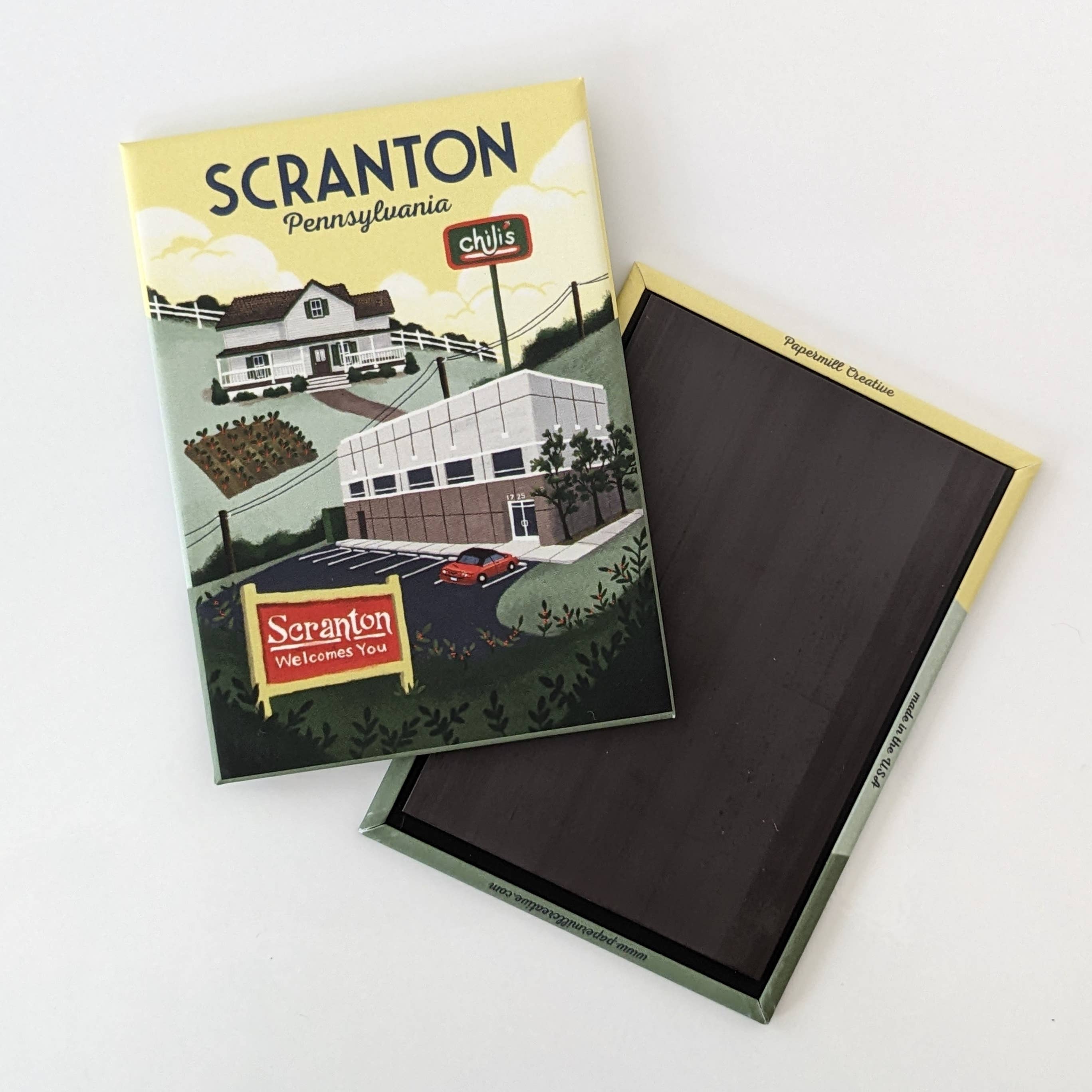 Papermill Creative - Wholesale Magnet - Scranton, PA (The Office) Souvenir Magnet1