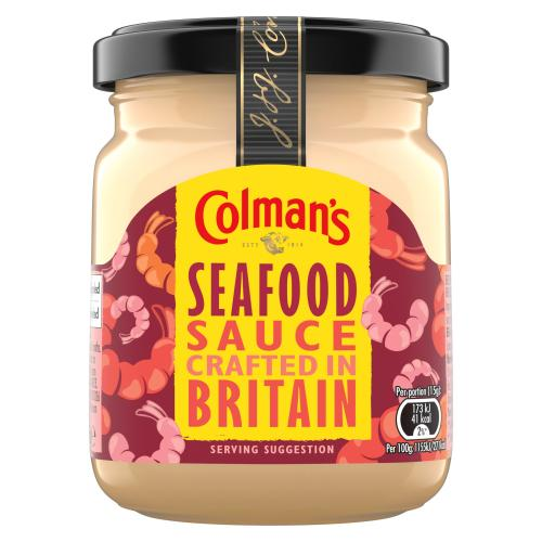 INTERNATIONAL TASTE FOOD SARL - Wholesale Dip - COLMANS SAUCE JAR SEAFOOD 150ML X80