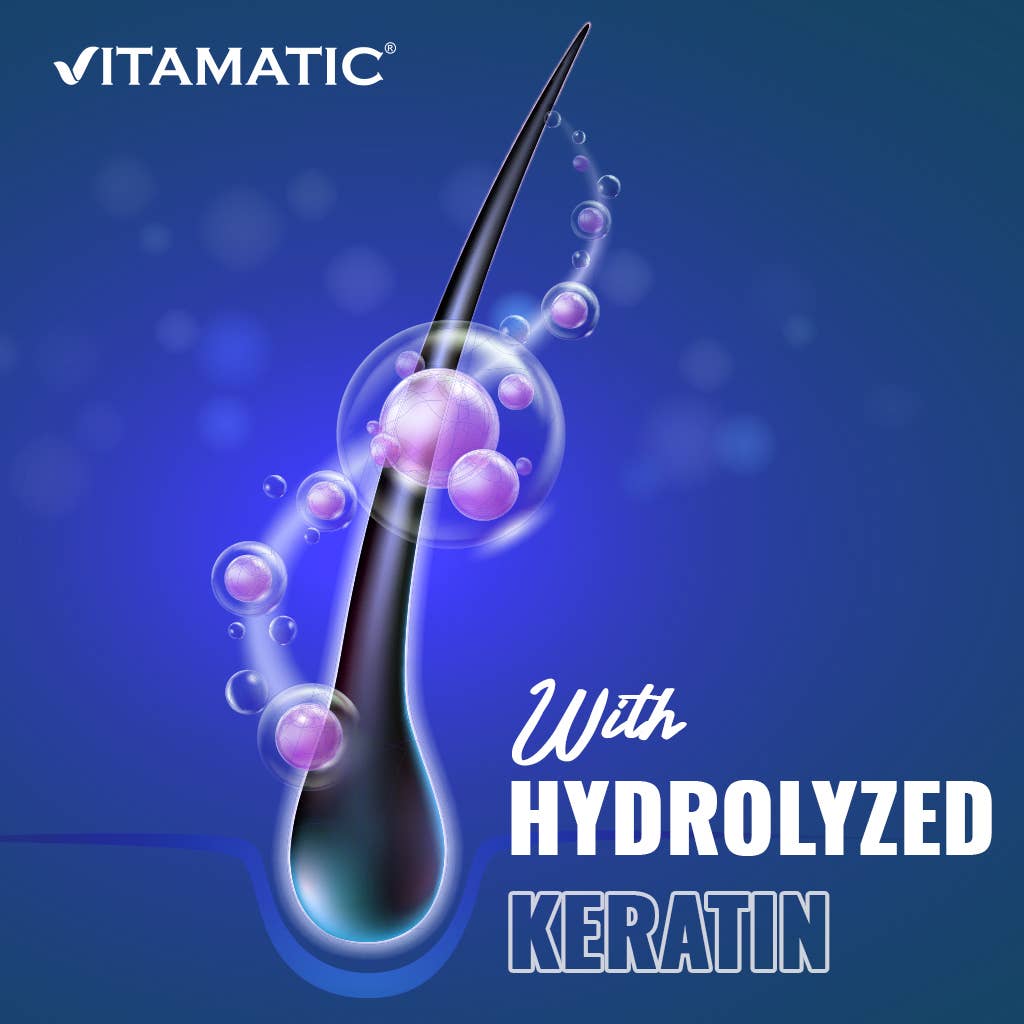 Vitamatic – wholesale Oralt tillskott/Vitamin – Vitamatic Biotin 20 000 mcg med keratin | 120 veg tabletter6