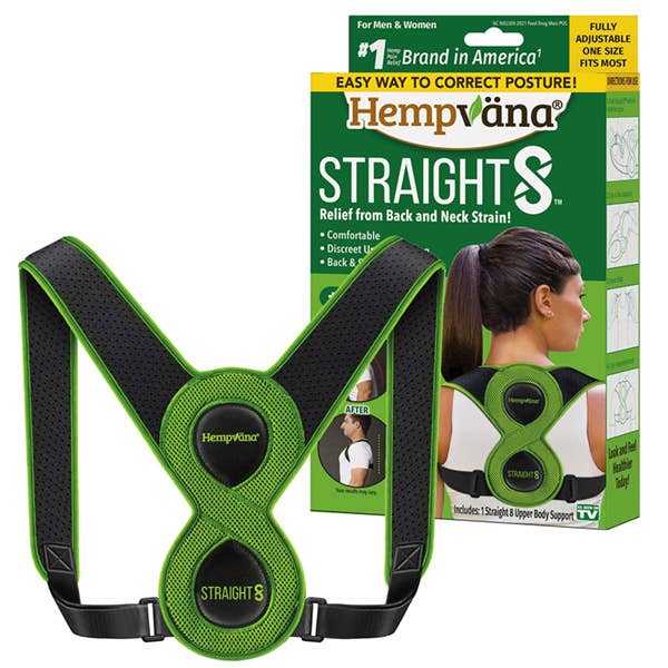 Hempvana Straight 8 | Posture Corrector | Lightweight for wholesale by BulbHead