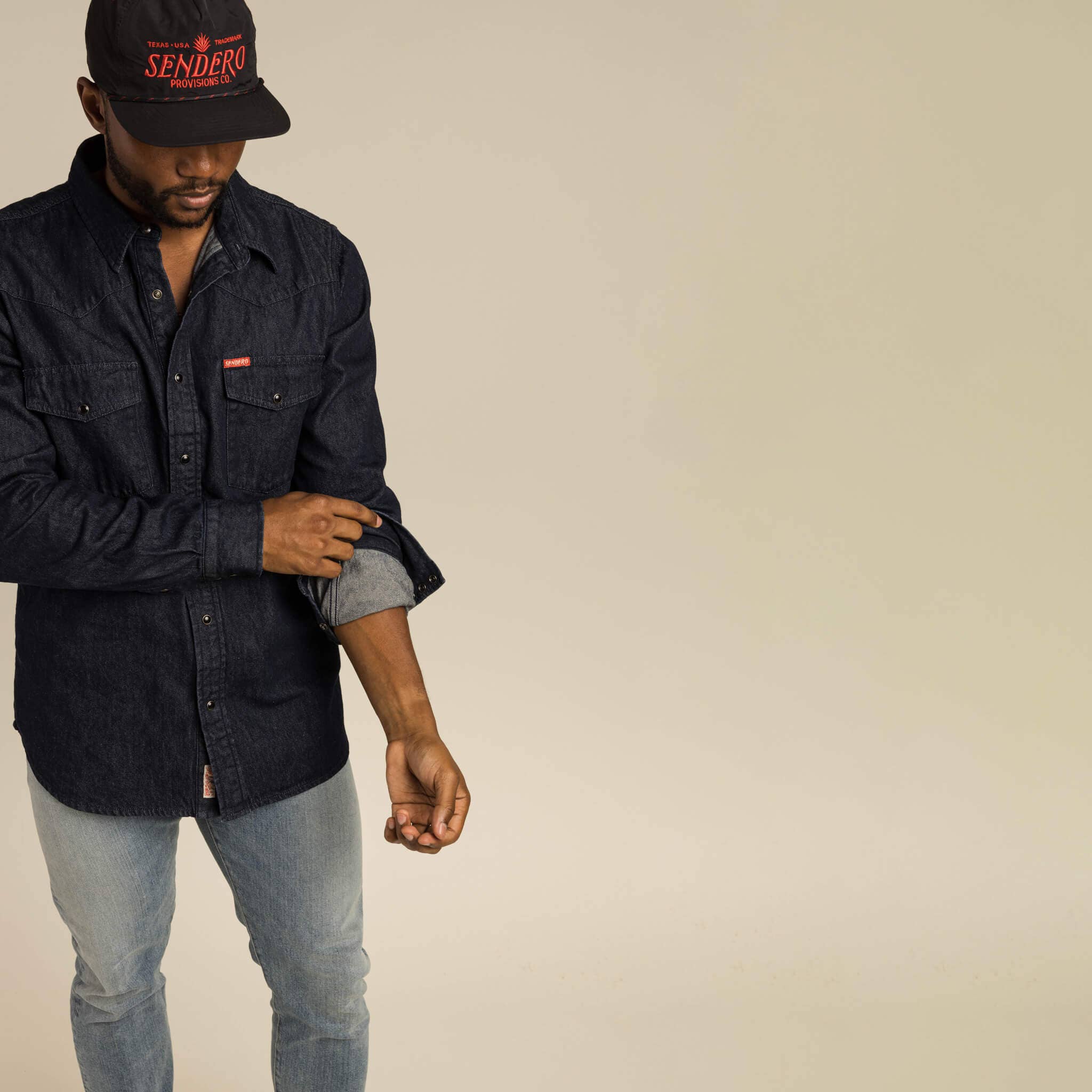 Sendero Provisions Company – Großhandel Flat Brim Cap – Unisex – Logo-Hut29