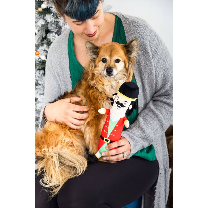 Pearhead - Wholesale Pet Plush Toy - Dog - Muttcracker Holiday And Christmas Dog Toy2