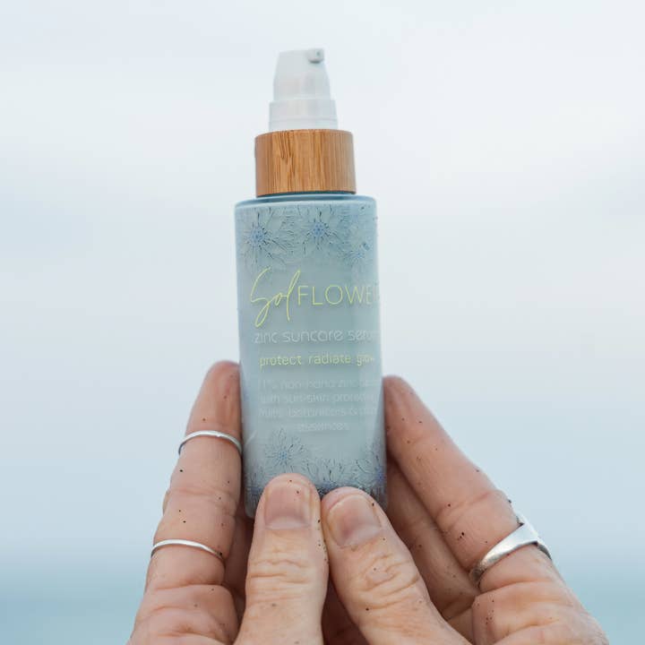 Sol Babe - Wholesale Sunscreen - Sol Flower - Zinc Suncare Serum1