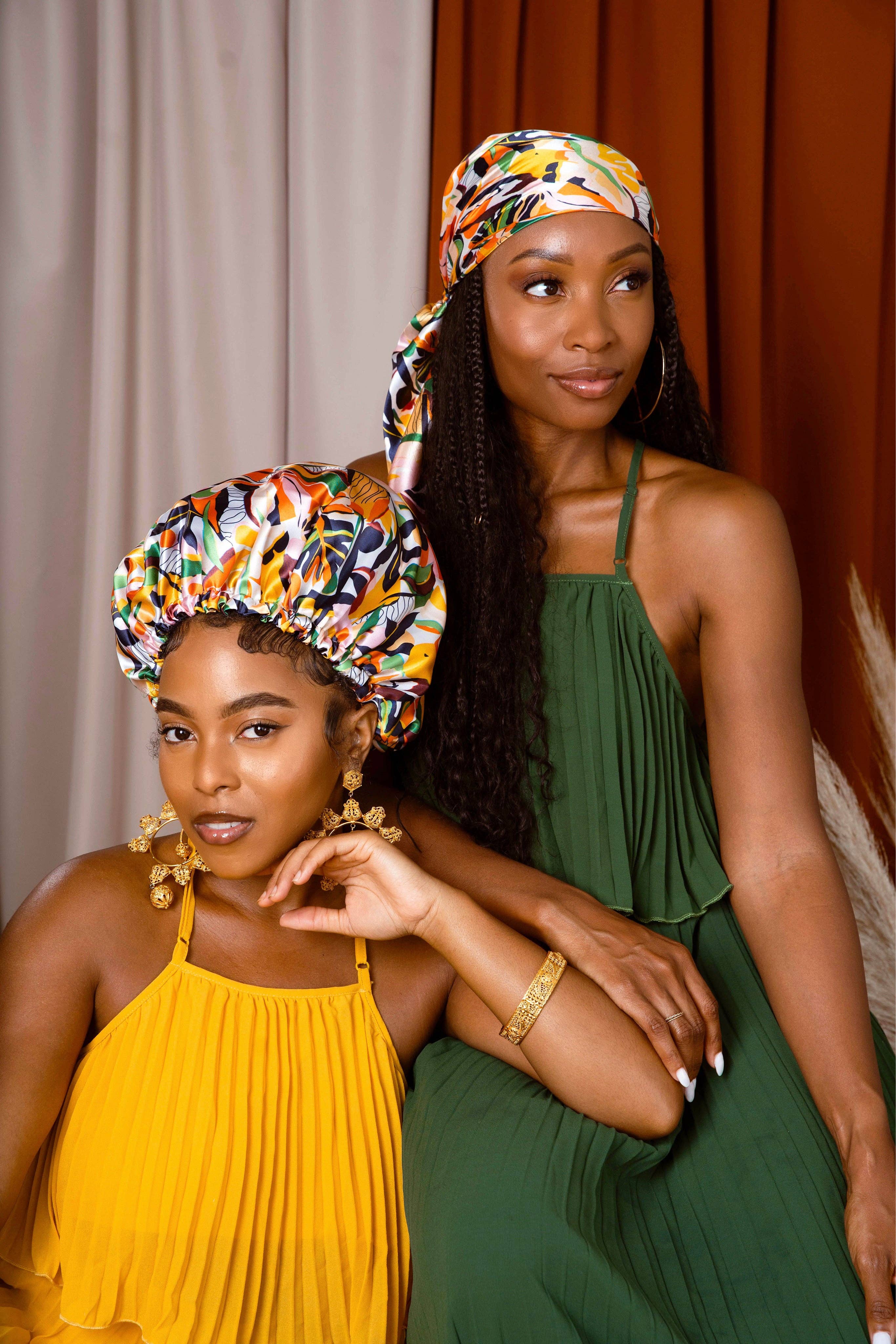 Glow by Daye - Wholesale Sleep Cap / Bonnet - Women's - G x D Adjustable Satin Bonnet4