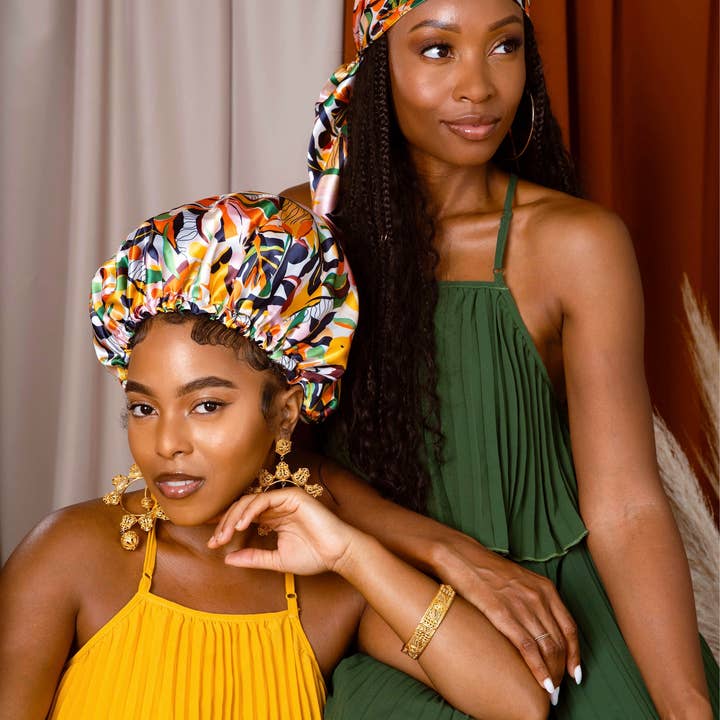 Glow by Daye - Wholesale Sleep Cap / Bonnet - Women's - G x D Adjustable Satin Bonnet4