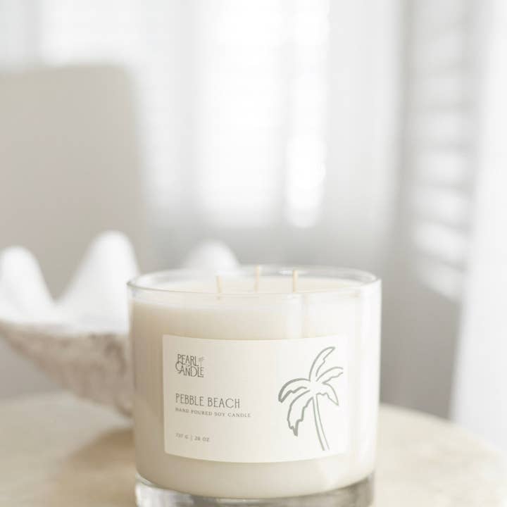 Pearl Candle Co. - Wholesale Jar/Filled Candle - Pebble Beach Candle2