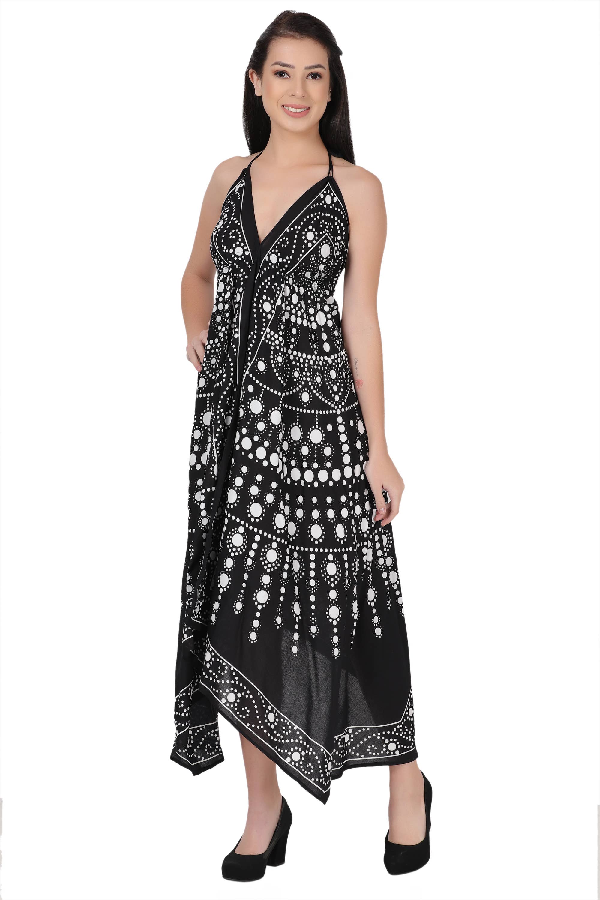 Assorted Halter Top Scarf Dress 1953 for wholesale on Faire6