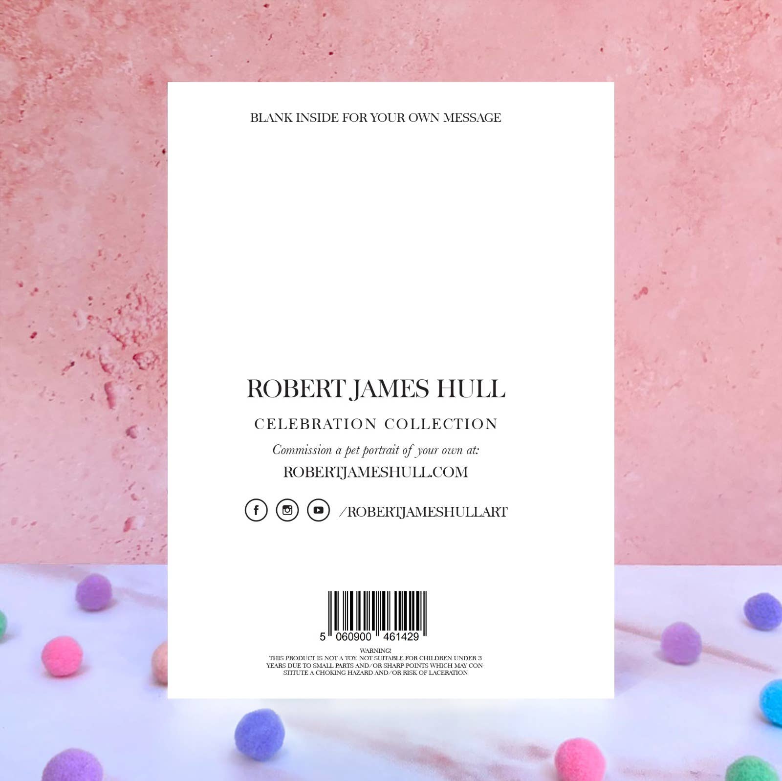 Robert James Hull – wholesale Födelsedagskort – Chihuahua Pompom födelsedagskort1