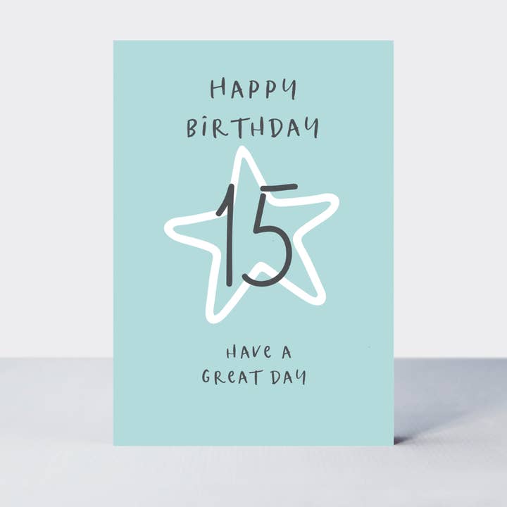 Karte „Wonderful You“, Alter 15 für den Großhandel von Petimo