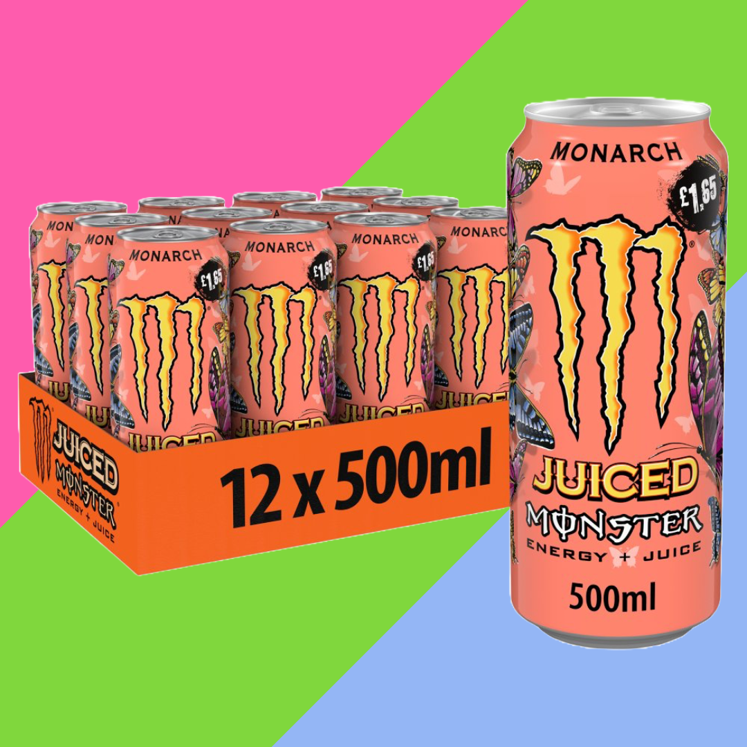 Gaffney's Sweets & Treats Wholesale - Vendita all'ingrosso Bevande isotoniche/energetiche - Monster Energy Drink Monarch 12 x 500ml PM £1,651