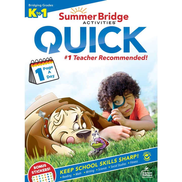 Carson Dellosa Education - Wholesale Book - Kids - Summer Bridge Activities® Quick, Grades K - 1