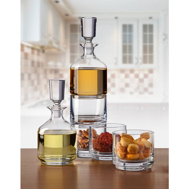 Godinger - Wholesale Decanter - Duet 8.5oz Stacking Decanter set2