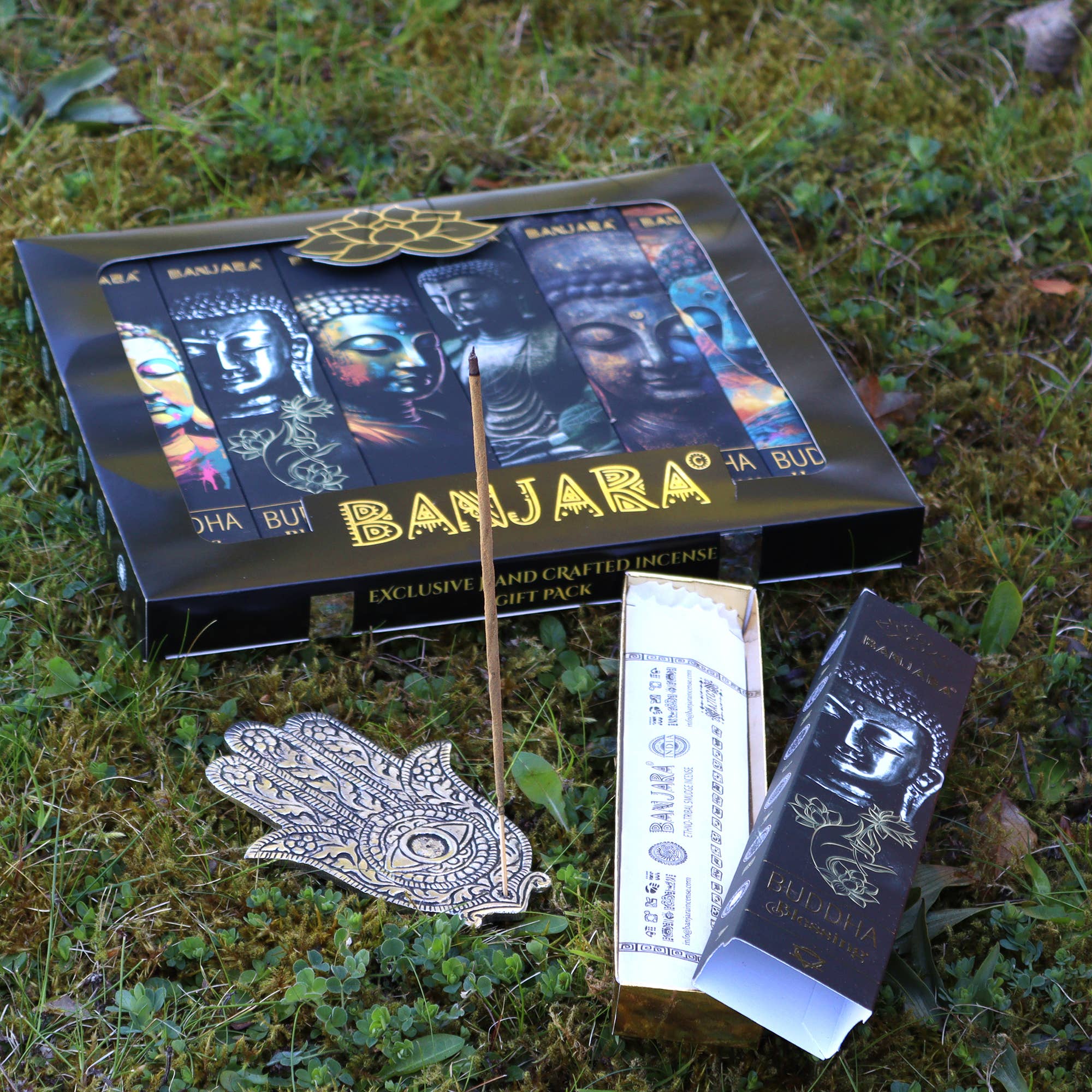 AW Artisan - Wholesale Incense - 6x Banjara Buddha Incense - Set of 6 - Box1