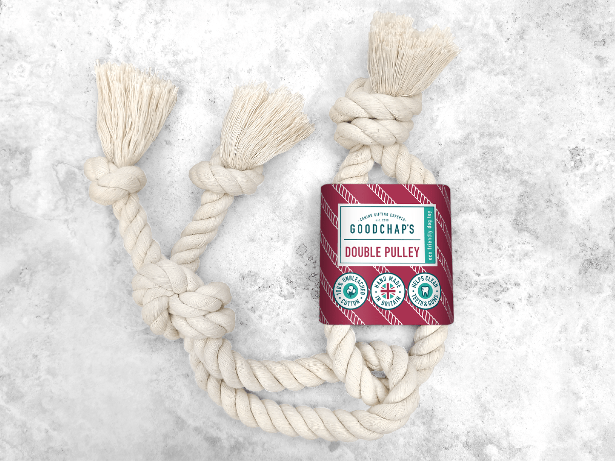 Goodchap's – Engroshandel Tovlegetøj - Hund – Dobbelt remskive hundetovlegetøj | Naturlig håndlavet 100% bomuld9