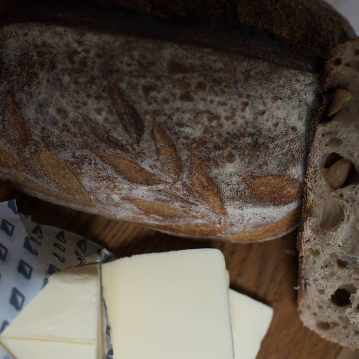 Crooked Face Creamery - Wholesale Butter - Applewood Smoked Butter | 1# Farmblock