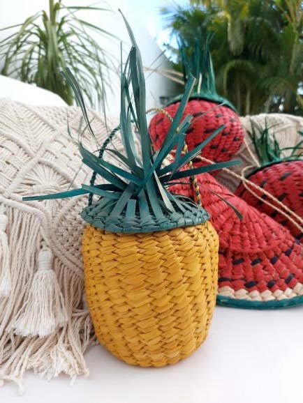 The Faria - Wholesale Beach Bag - Pineapple Straw Bag4