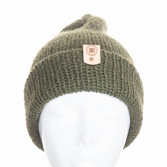 DONKERGROEN 7895 (100% PURE ALPACA COLLECTIE) voor wholesale door Beanie Buddy