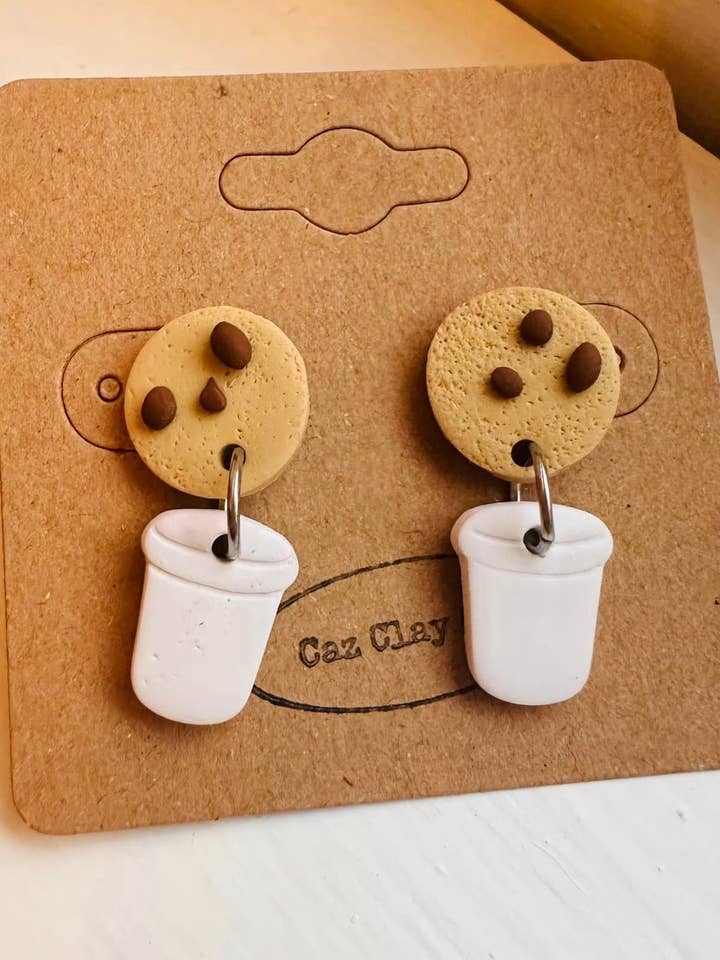 Mælk og cookies for engroshandel hos Caz Clay Co