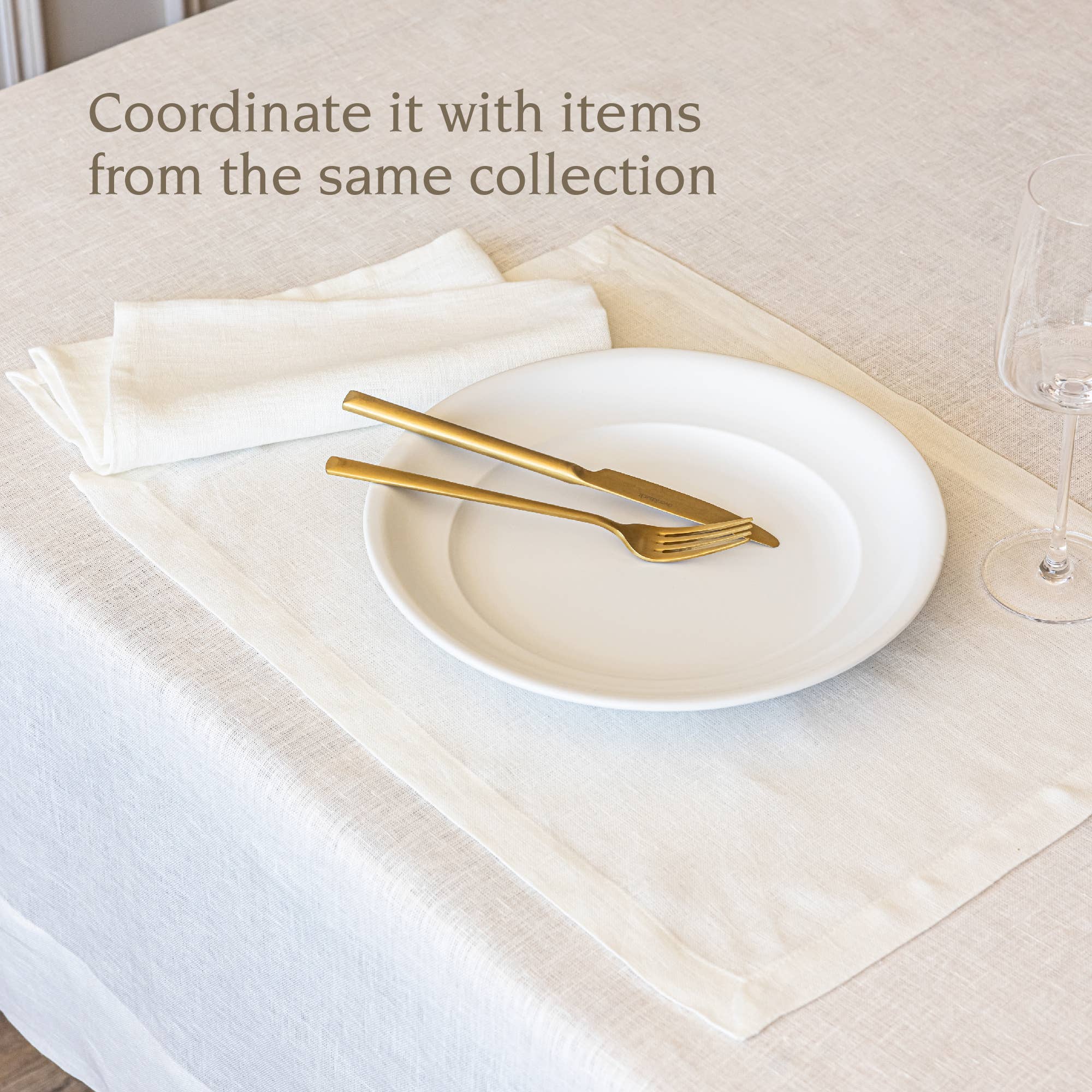 over&back - Wholesale Placemat - 100% Linen Woven Placemats – Perfect For Fall – Set of 42